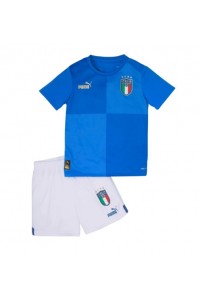Fotbalové Dres Itálie Dětské Domácí Oblečení 2022 Krátký Rukáv (+ trenýrky)